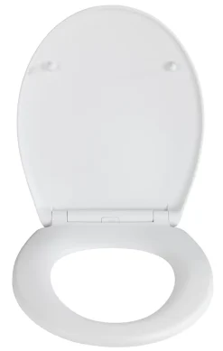 Abattant WC déclipsable blanc avec frein de chute Ikaria