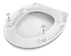 Abattant WC déclipsable blanc avec frein de chute, Rieti