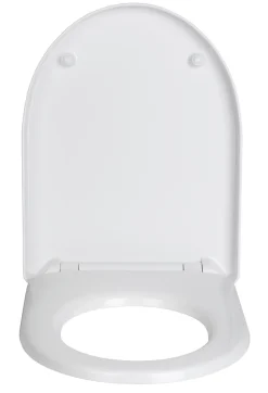 Abattant WC déclipsable blanc avec frein de chute Sindia