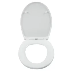 Abattant WC Diani avec frein de chute blanc GoodHome