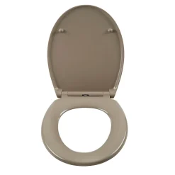 Abattant WC Diani avec frein de chute taupe GoodHome