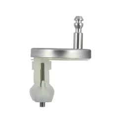 Abattant wc EASY CLIP Thermo Dur Gris Charnières Inox Spirella