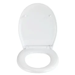 Abattant WC effet marbre Concrete - Abaissement automatique - Duroplast