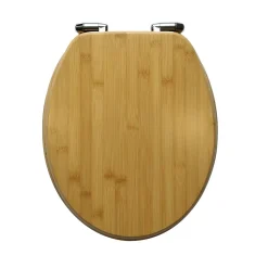 Abattant WC en bambou avec frein de chute, GoodHome Cervia