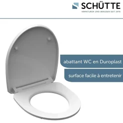 Abattant WC en duroplast gloss MAGIC LIGHT avec frein de chute Turquoise