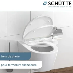 Abattant WC en duroplast gloss MAGIC LIGHT avec frein de chute Turquoise
