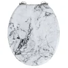 Abattant WC en MDF design marbre Onyx