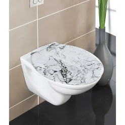 Abattant WC en MDF design marbre Onyx