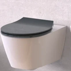 Abattant WC extra fin en duroplast SLIM avec frein de chute Anthracite
