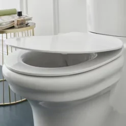 Abattant WC extra-plat JACOB DELAFON Cléo 1889 à descente progressive et déclipsable blanc