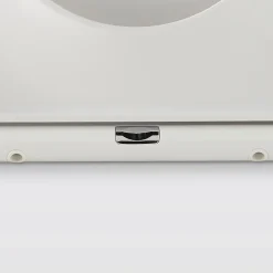 Abattant WC GoodHome Cavally en duraplast coloris blanc avec frein de chute