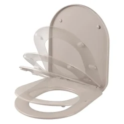 Abattant WC GoodHome duroplas Tanaro taupe