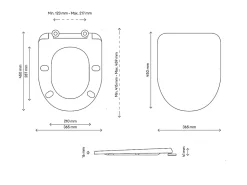Abattant WC GoodHome duroplas Tanaro blanc