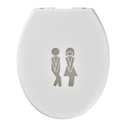 Abattant WC GoodHome Genoa lui & elle
