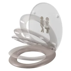 Abattant WC GoodHome Genoa lui & elle