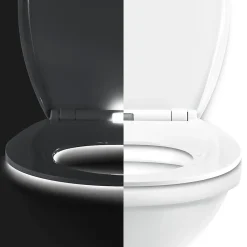 Abattant WC GoodHome led chang Minho blanc