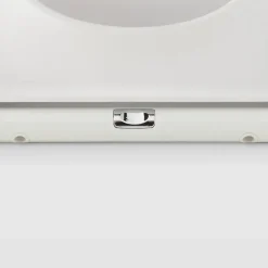 Abattant WC GoodHome Teesta en duraplast coloris blanc avec frein de chute