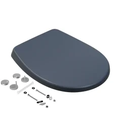 Abattant WC gris anthracite brillant Classic Bemis