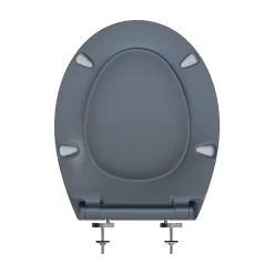 Abattant WC gris anthracite brillant Bemis