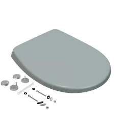 Abattant WC gris clair brillant Classic Bemis