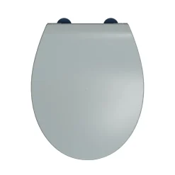 Abattant WC gris clair brillant Slim Bemis