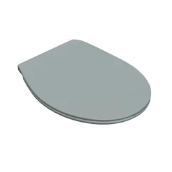 Abattant WC gris clair brillant Slim Bemis