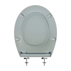 Abattant WC gris clair brillant Slim Bemis