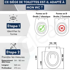 Abattant wc japonais - lavant non électrique pour cuvette ovale - Ozus