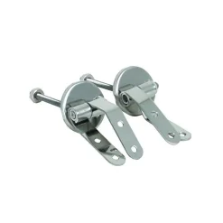 Abattant Wc MDF Beige - MSV - Universel - Acier Inoxydable - Accessoires de salle de bain
