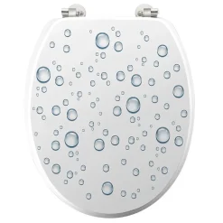 Abattant WC MDF charnières métal Bubble