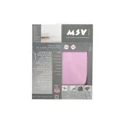 Abattant wc MDF CLEO Rose Poudré Charnières Inox MSV