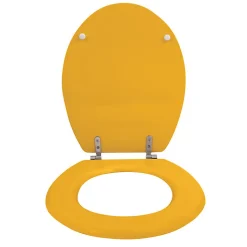 Abattant wc MDF CLEO Safran mat Charnières en Inox MSV