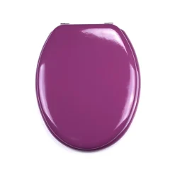 Abattant wc MDF CLEO Violet Charnières Inox MSV