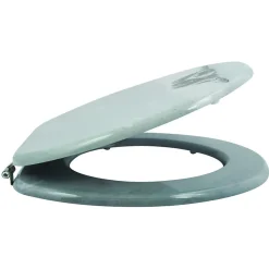 Abattant wc MDF Doggy Bath Charnières Inox MSV