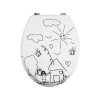 Abattant wc MDF Jardin d'enfants Charnières Inox MSV