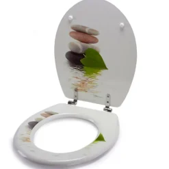 Abattant WC MDF Lingga - MSV - Universel - Blanc - 42,5x36,5x5cm