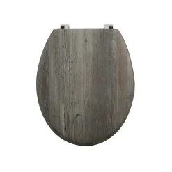 Abattant wc MDF Marron Charnières Inox MSV