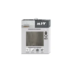 Abattant wc MDF Marron Charnières Inox MSV