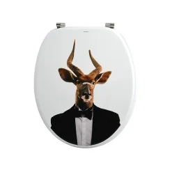 Abattant wc MDF NYALA Charnières Inox MSV