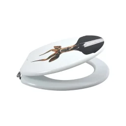 Abattant wc MDF NYALA Charnières Inox MSV