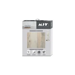 Abattant wc MDF Ombo Beige Charnières Inox MSV