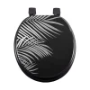 Abattant WC MDF Orbella noir argent