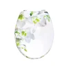 Abattant wc MDF Sofaïa à Motifs Fleurs Charnières Inox MSV