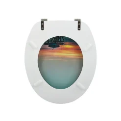 Abattant wc MDF SUNSET Charnières Inox MSV