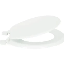 Abattant WC MSV - MDF - Charnières plastiques - Blanc