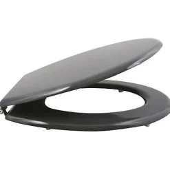 Abattant WC MSV - MDF - Charnières inox - Anthracite