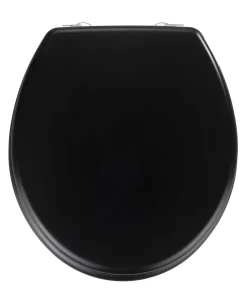 Abattant WC noir mat MDF Prima Wenko
