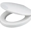 Abattant WC PMR déclipsable blanc avec frein de chute, SFA Sanifix