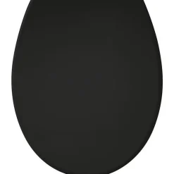 Abattant wc presto thermodur noir déclipsable soft close