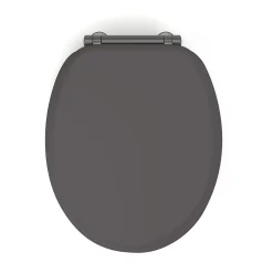 Abattant wc samba mdf carbone déclipsable soft close